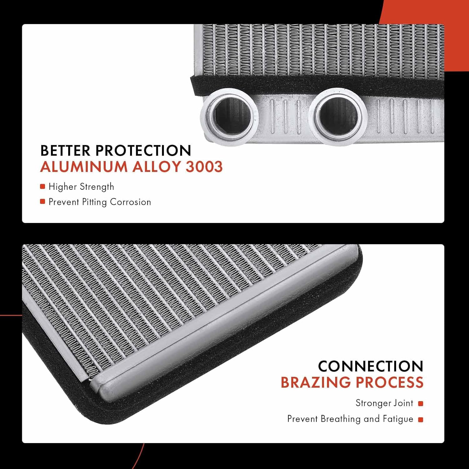 A-Premium Front HVAC Heater Core Compatible with Buick Regal 2011-2016, LaCrosse 2010-2016, Verano 2012-2016 & Chevrolet Cruze & Cadillac SRX 2010-2011 & Volt 2011-2015