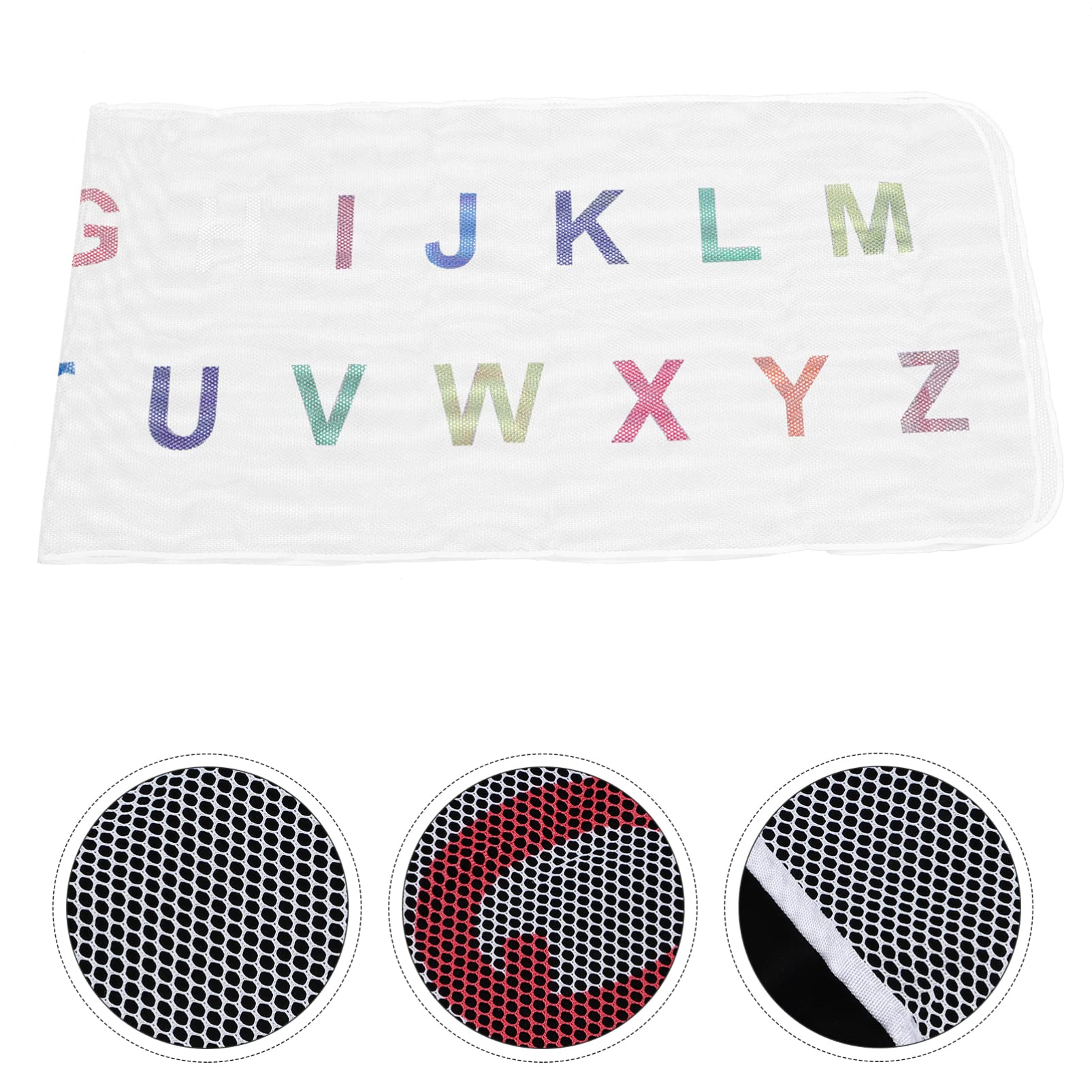 Toddmomy Cartoon Animal Letter Anti-Falling Stairway Banister Net Safety Net for Boys and Girls