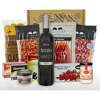 Gift Box   A Tapas Evening for Two   Specialties from Spain   Gift Idea for Gourmets & Friends of Spanish Cuisine