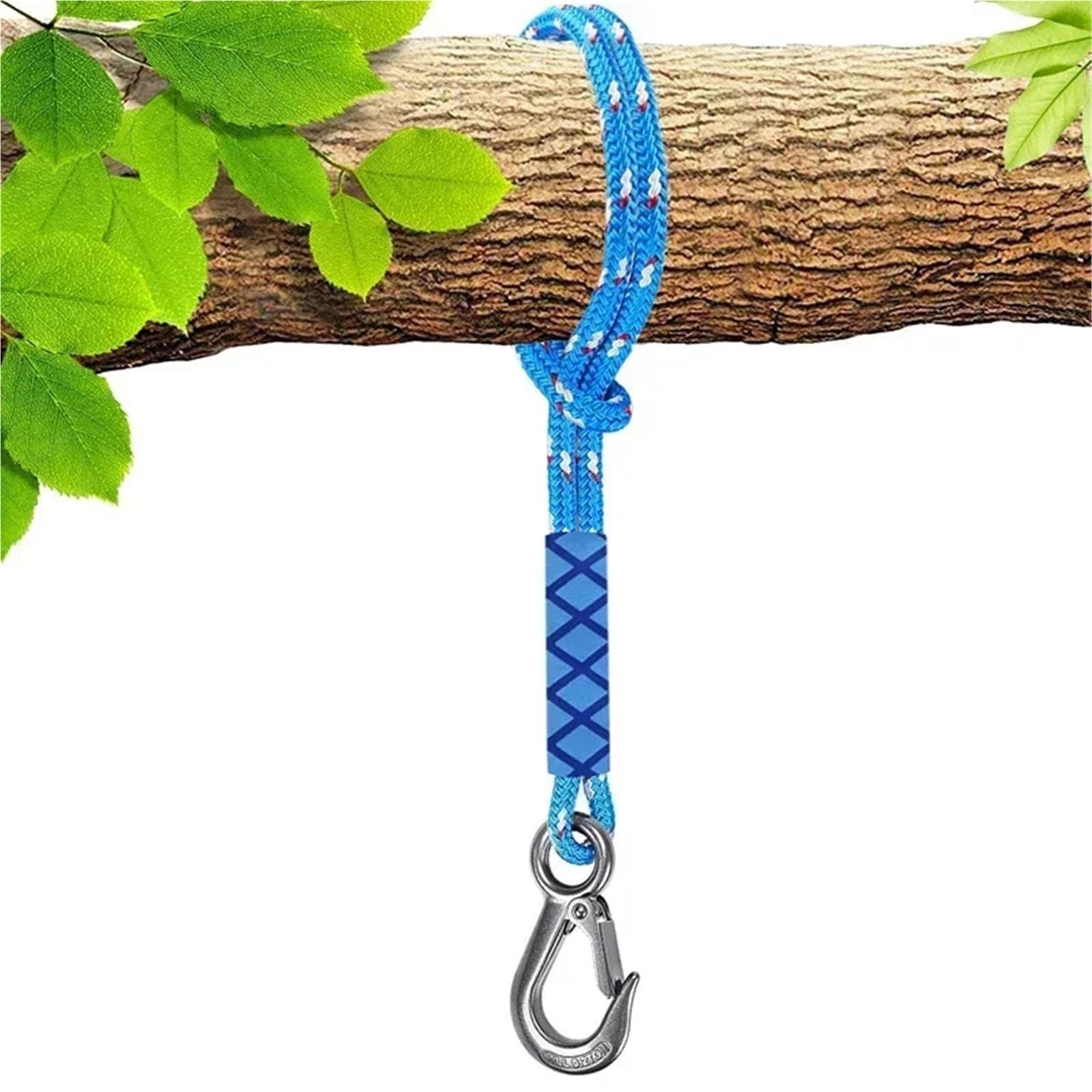 Cinghie per Altalena Kit di 2 Cinghie for Appendere l'amaca con Corda for Altalena da Albero for impieghi gravosi, for Interno ed Esterno, Amaca, Sedia a Bolle sospesa(Green-1.2m)