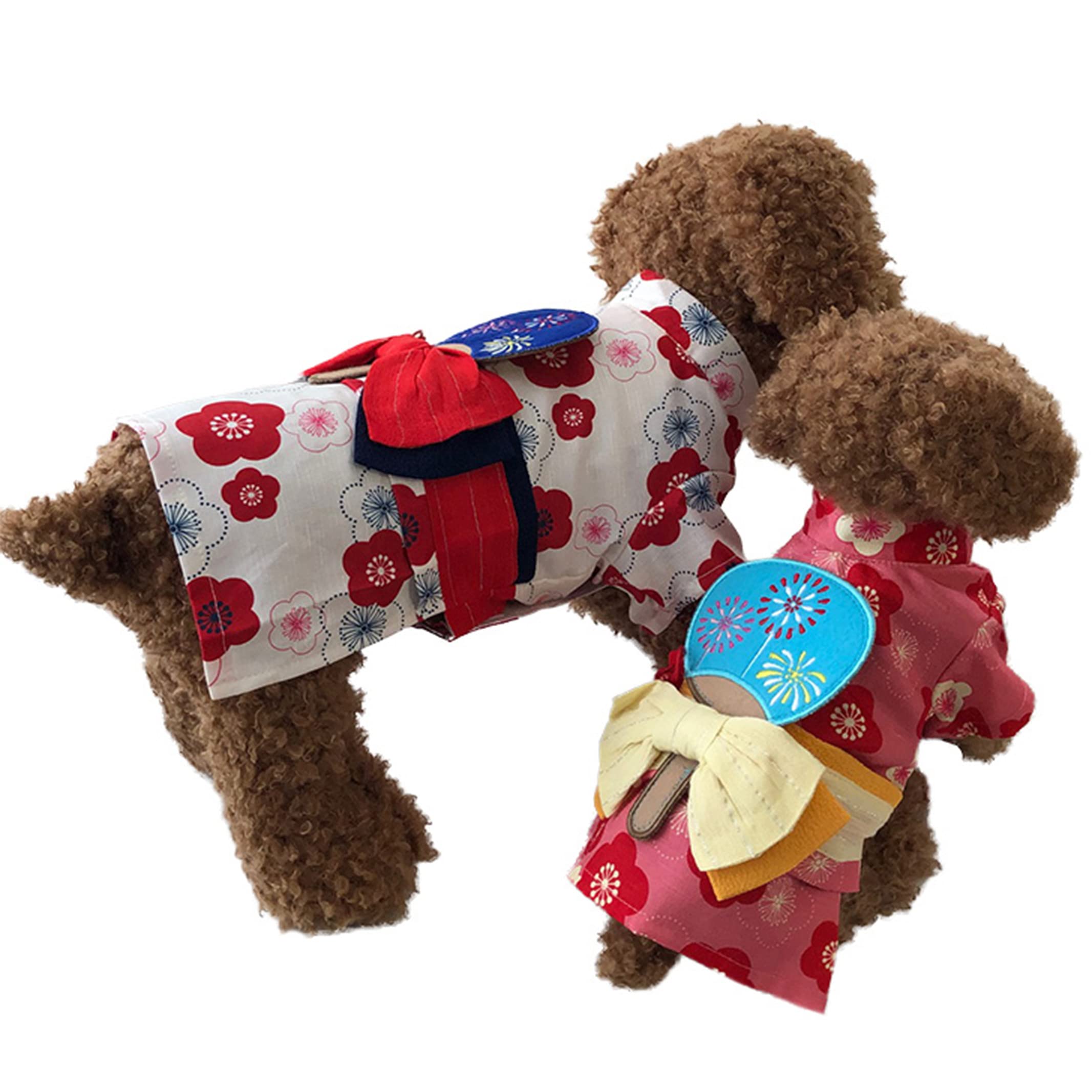 Amazon | リアル 大型犬 浴衣 朱夏 （しゅか）ゆかた 犬 和服 ドッグ