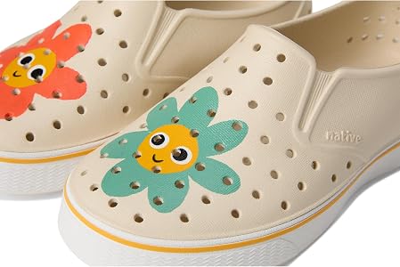 Amazon.com | Native Shoes Unisex-Kids Miles Block Sneakers, Bone