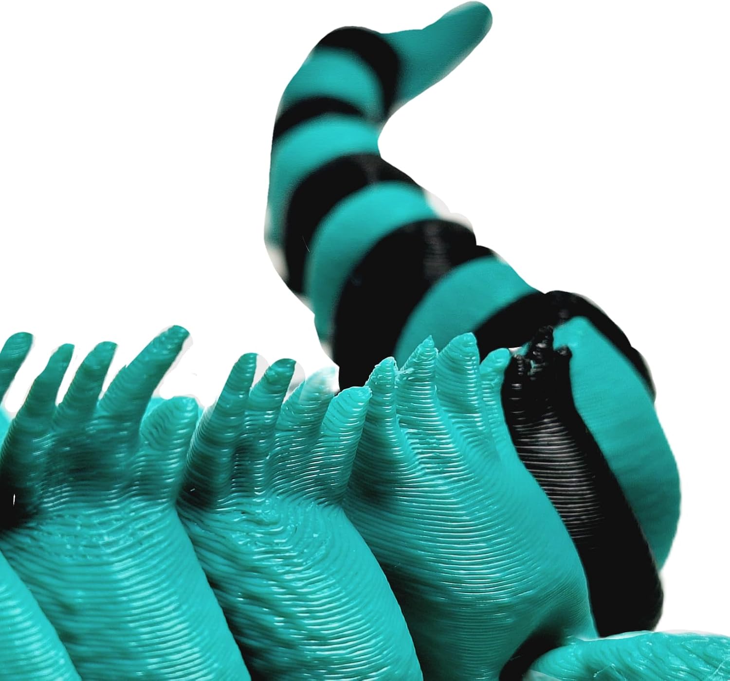 Fleximech Iguana Articulated 3D Printed 7.5" Lizard Fidget Desk Decor Toy