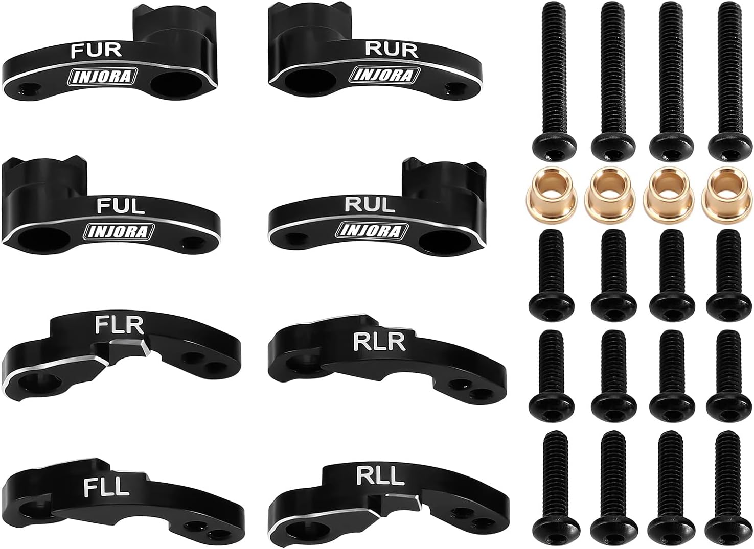 RC Shock Absorbers Blades Flex CNC Aluminum Accessories for TRX4M Defender Bronco Upgrade 1/18 RC Crawler