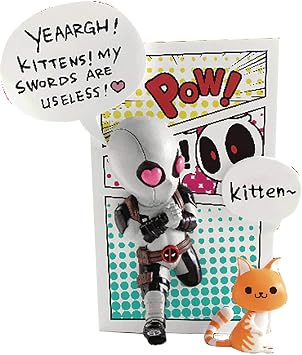 Marvel Comics MEA-004 Deadpool Jump Out of 4th Wall X-Force Version Mini Egg Attack Action Figure