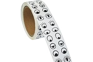 Create Magical Scribbles with Lependor Black and White Eye Stickers