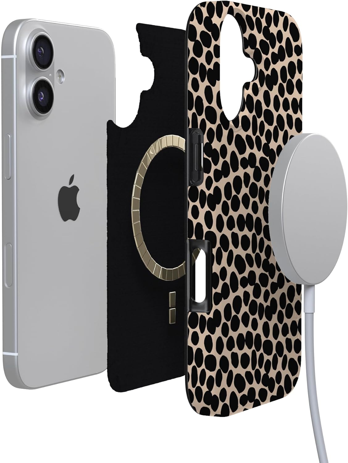 Casely iPhone 17 Case | Lost in Spots | Cheetah Print | Compatible with MagSafe | Classic Ultra Slim Design