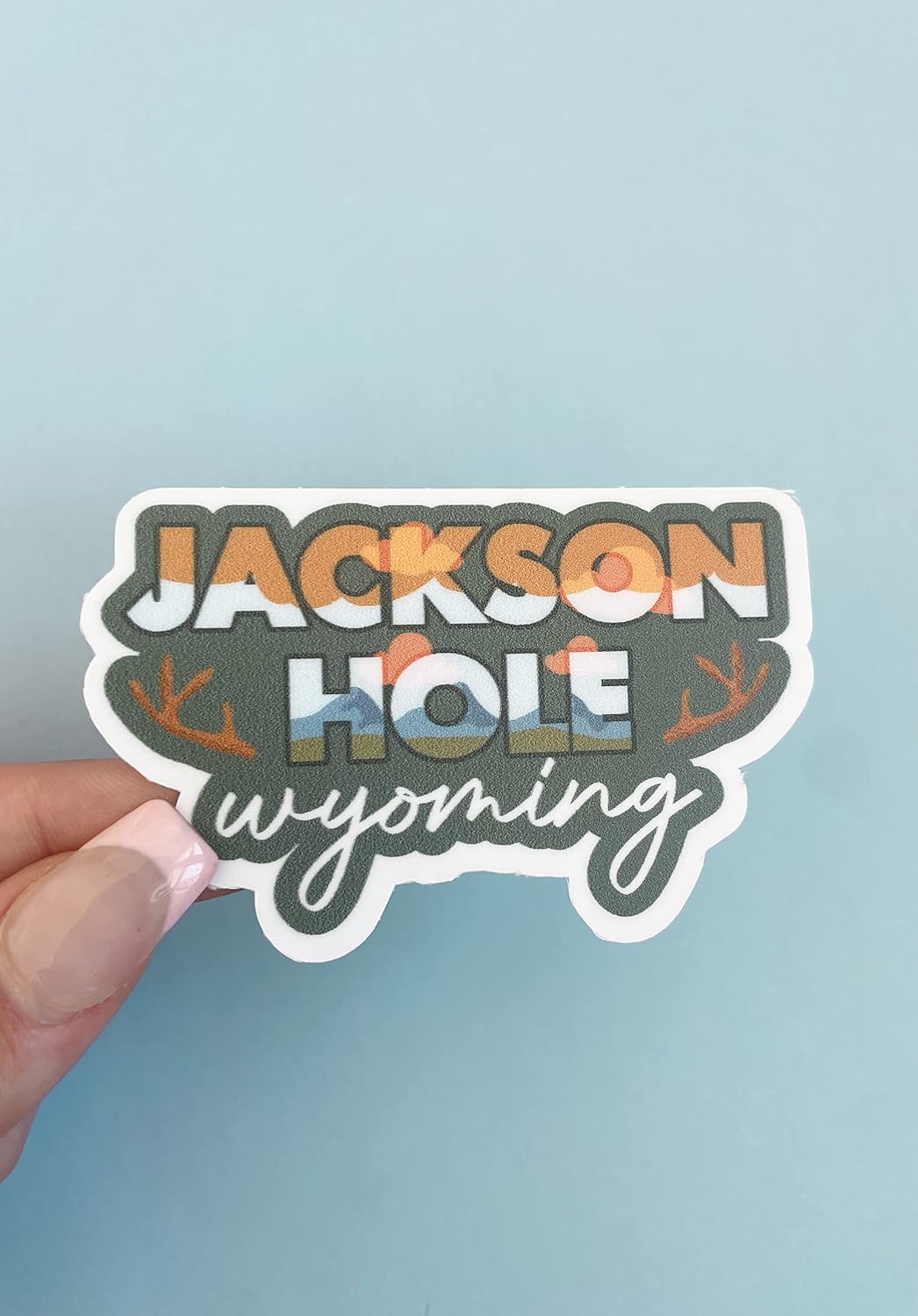 Ski Resort Stickes, 15 Pcs, 3 Inch Waterproof Vinyl