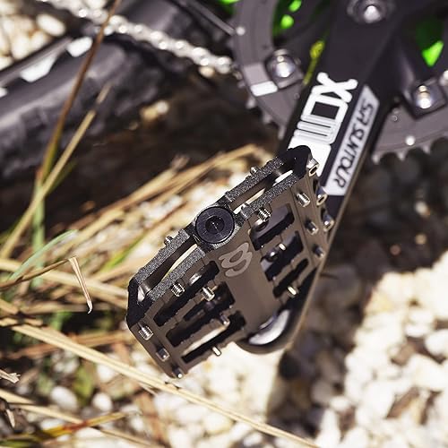 Miniatura 6 de CyclingDeal Flat Mountain BMXMTB - Pedales de rodamiento sellados de aluminio para bicicleta, pedales de plataforma de bicicleta grandes de 916