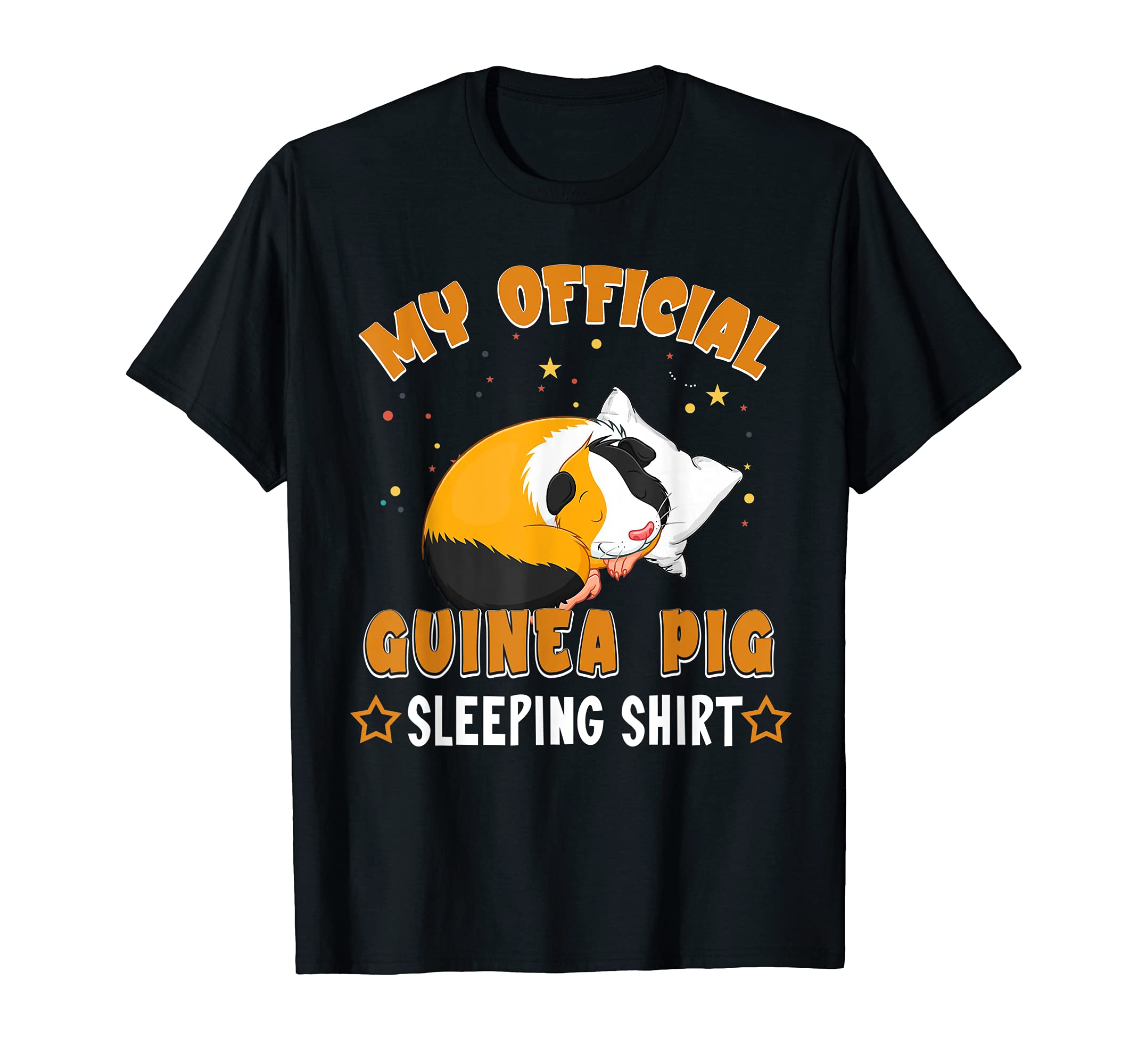 Official Sleeping Shirt Sleep Pajama Naps PJ Guinea Pig T-Shirt