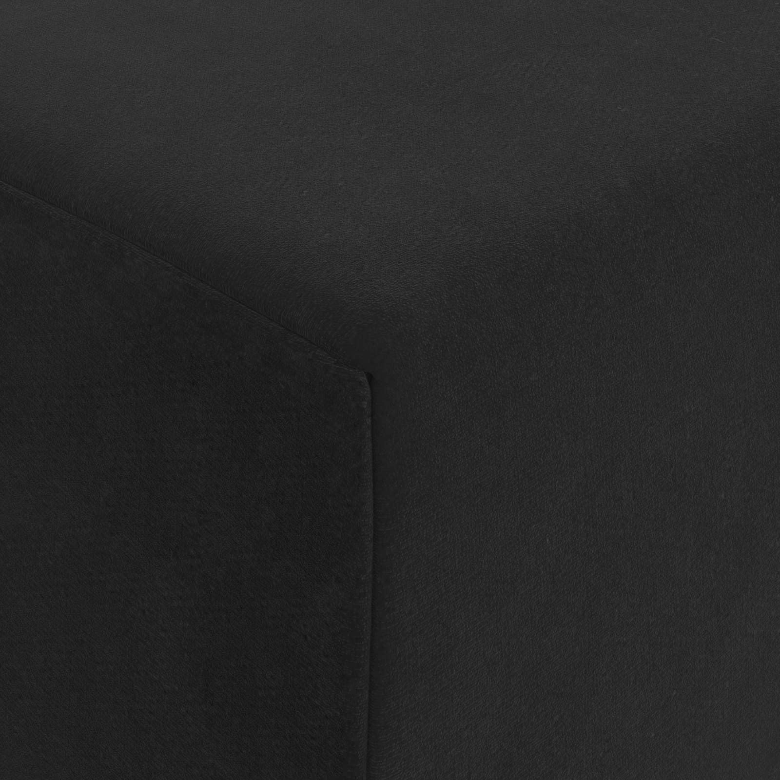 Sofa rozkładana, czarna, 200 x 70 x 10 cm, aksamitna, z funkcją spania, do salonu, pokoju gościnnego i biura, rozkładana, nowoczesny skandynawski design, trwała poszewka, elastyczne