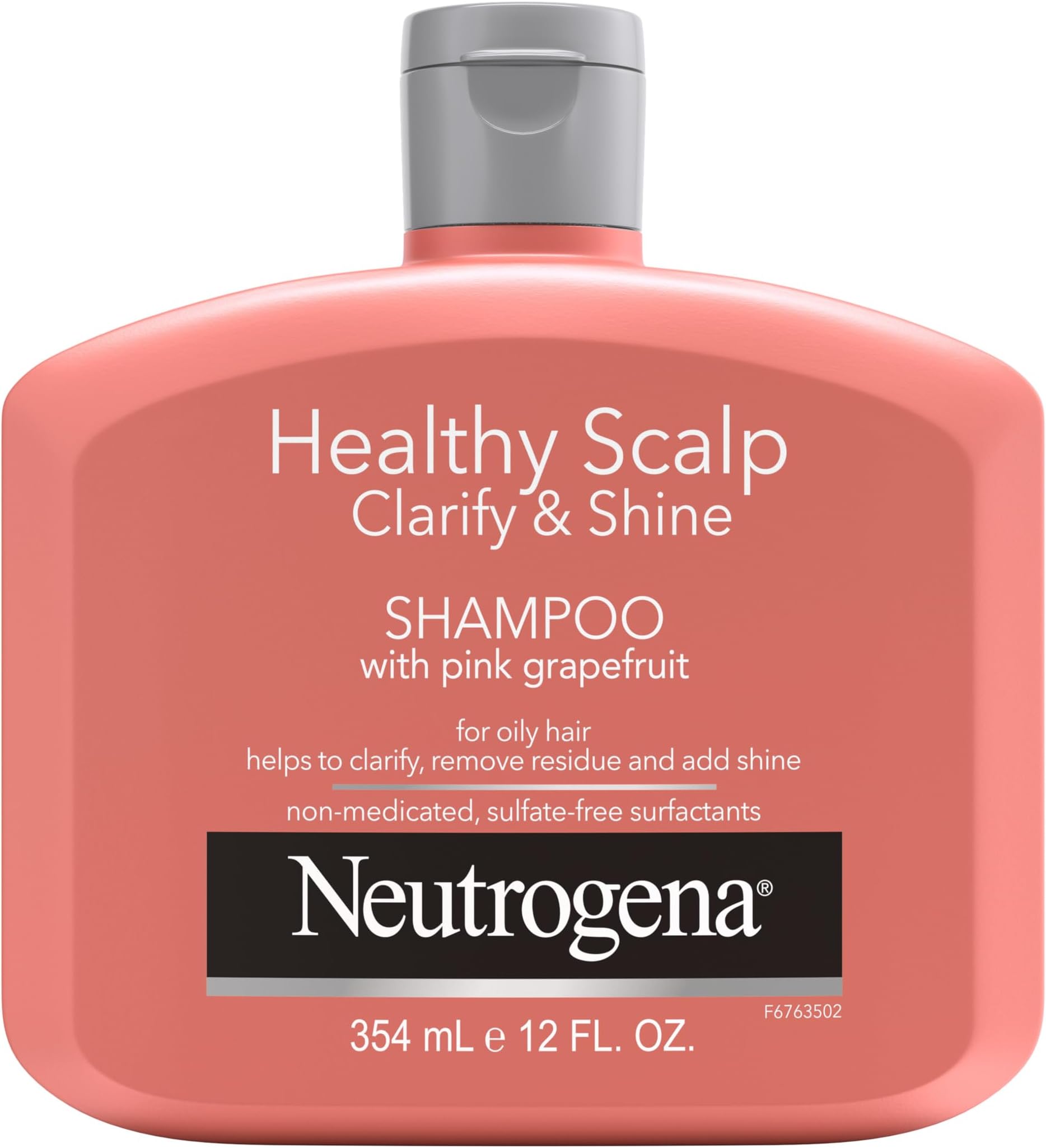 Neutrogena Healthy Scalp Pink Grapefruit Shampoo for Oily Hair & Scalp, 12 fl oz