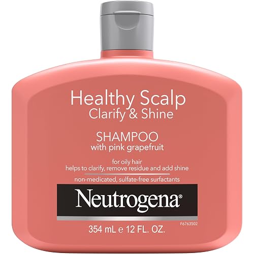 Neutrogena Healthy Scalp Pink Grapefruit Shampoo for Oily Hair & Scalp, 12 fl oz