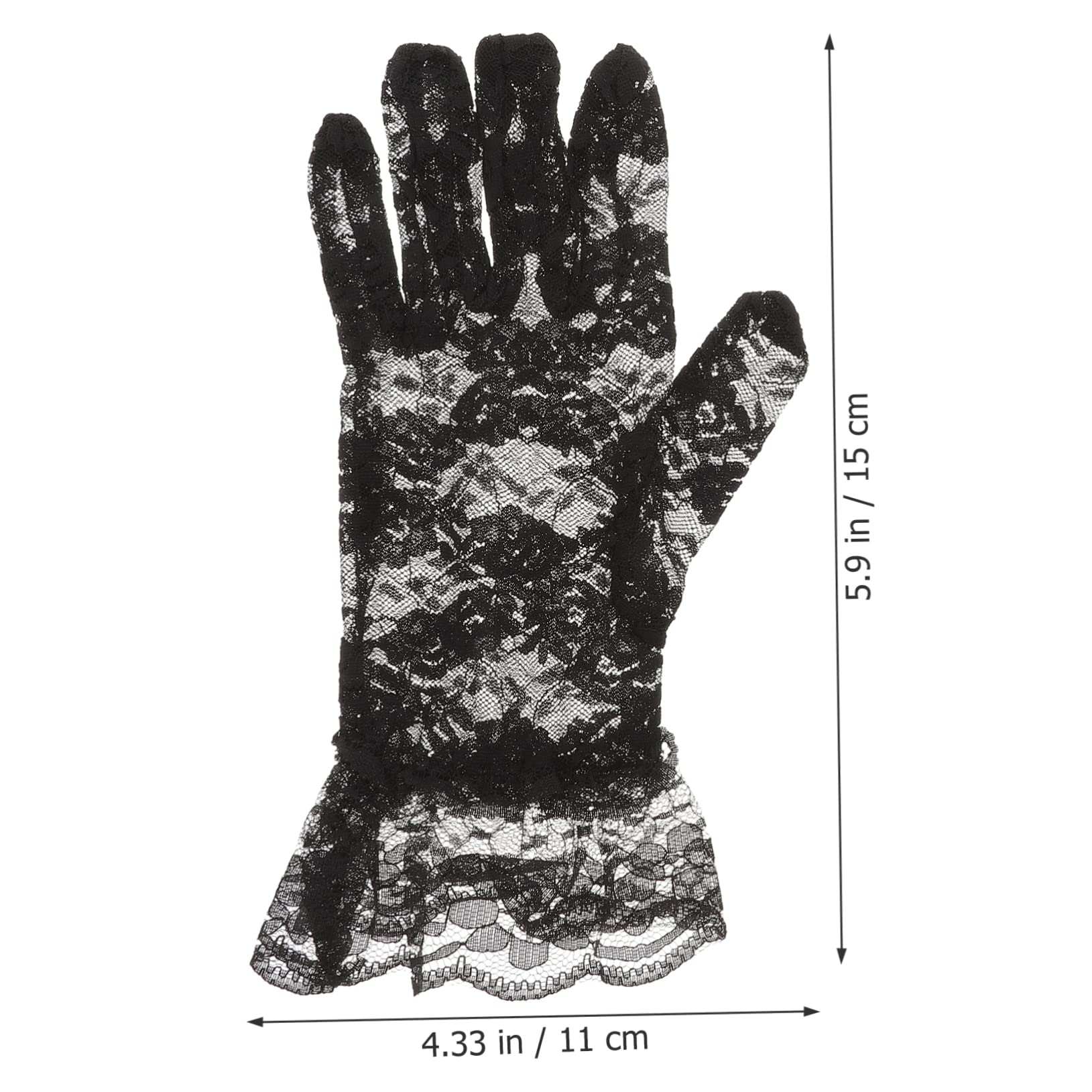 CALLARON Guantes De Encaje White Gloves Guante De Encaje De Boda Traje Guantes De Fiesta De Té Guante De Encaje Para Fiesta De Noche Cordón