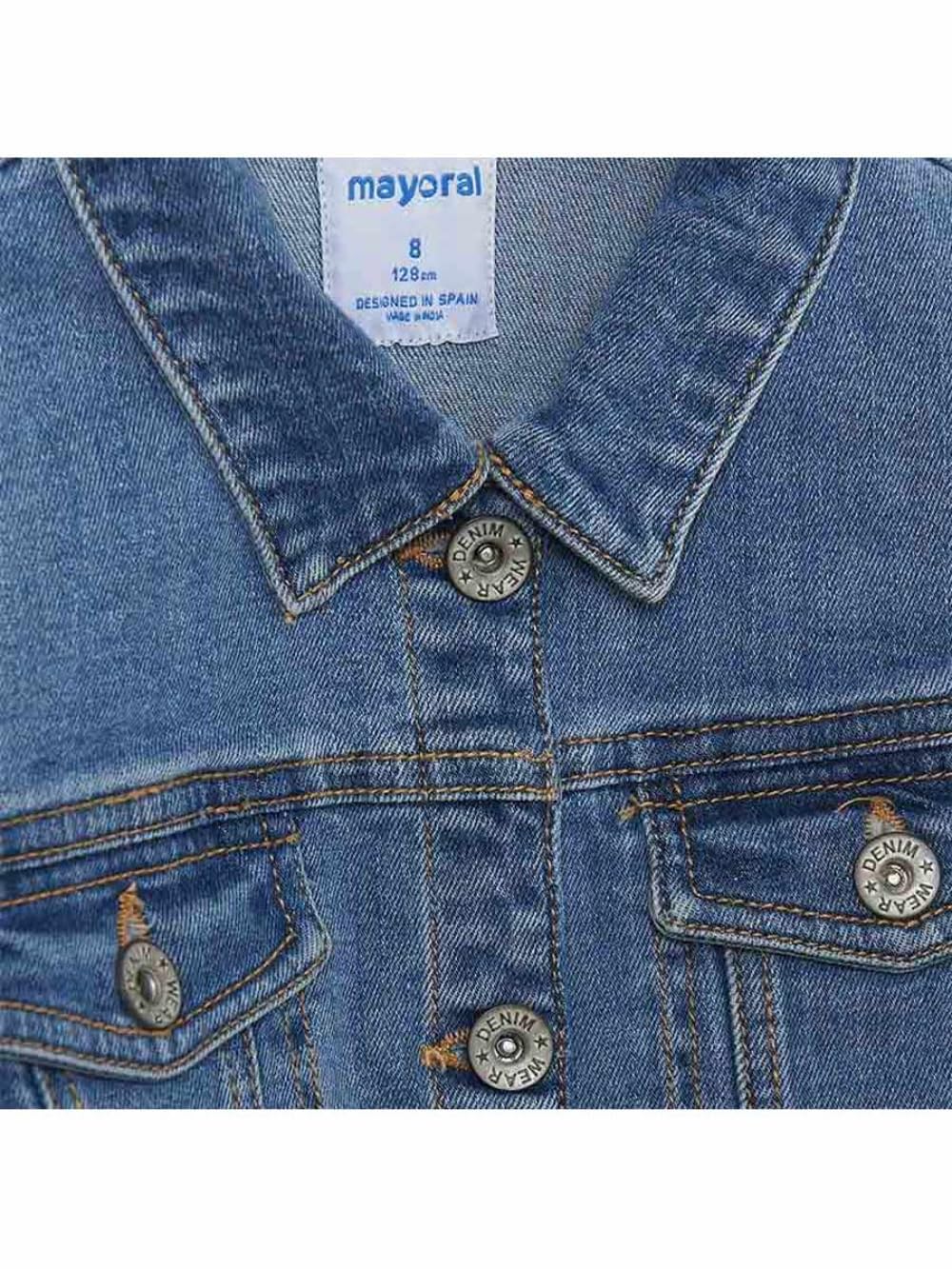 Generico Chaqueta vaquera para niñas y niñas, ideal para la temporada primavera-verano, disponible en varios colores vivos un look versátil y a la moda