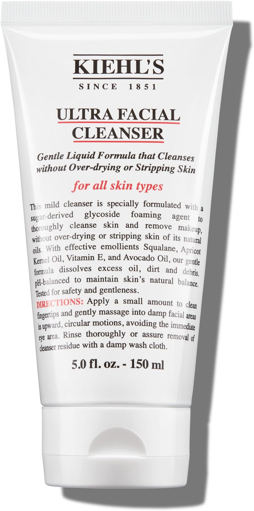 Kiehl's Cleanser, UFC, 5.1 fl oz (150 ml), Facial Cleanser, Moisturizing, Cleansing Foam, Genuine Product
