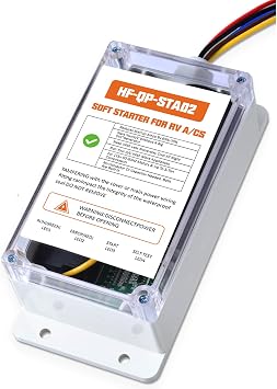 Soft Start for RV Air Conditioner, Upgraded HVAC RV AC Soft Start Kit for RV, Easy an Start Electrical Appliances on RV Power with a Small Generator, Van Trailer Camper, Motorhome HVAC