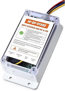Aoteda Soft Start for RV Air Conditioner, Upgraded HVAC RV AC Soft Start Kit for RV, Easy an Start Electrical Appliances on RV Power with a Small Generator, Van Trailer Camper, Motorhome HVAC