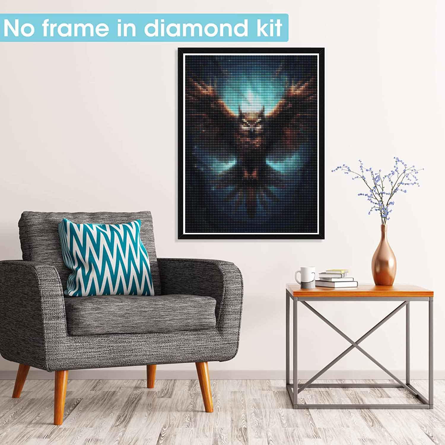 Kit 5D Diamond Painting Pavemlo - Aquila In Volo, Mosaico Fai Da Te Con Strass Per Decorazione Parete 30x40 Cm