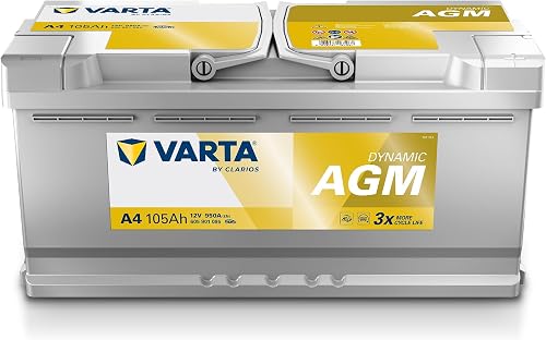 Batterie de voiture VARTA 105Ah/950A AUDI A4 2.0 TDI