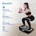 AGARO Royal 3D Vibration Plate Massager, Home & Gym Workout Machine for Muscle Toning, Calorie Burning, Massaging & Weight Loss Comes with 5 Program Mode with Remote,2 Balance Straps, Black gallery image