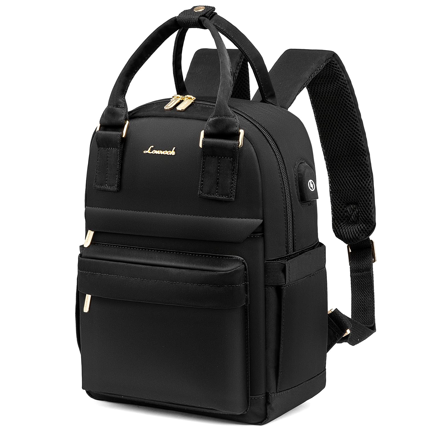 LOVEVOOKMini Backpack for Women Stylish Waterproof Backpack Purse with USB Port, Cute Bookbag for College School Travel