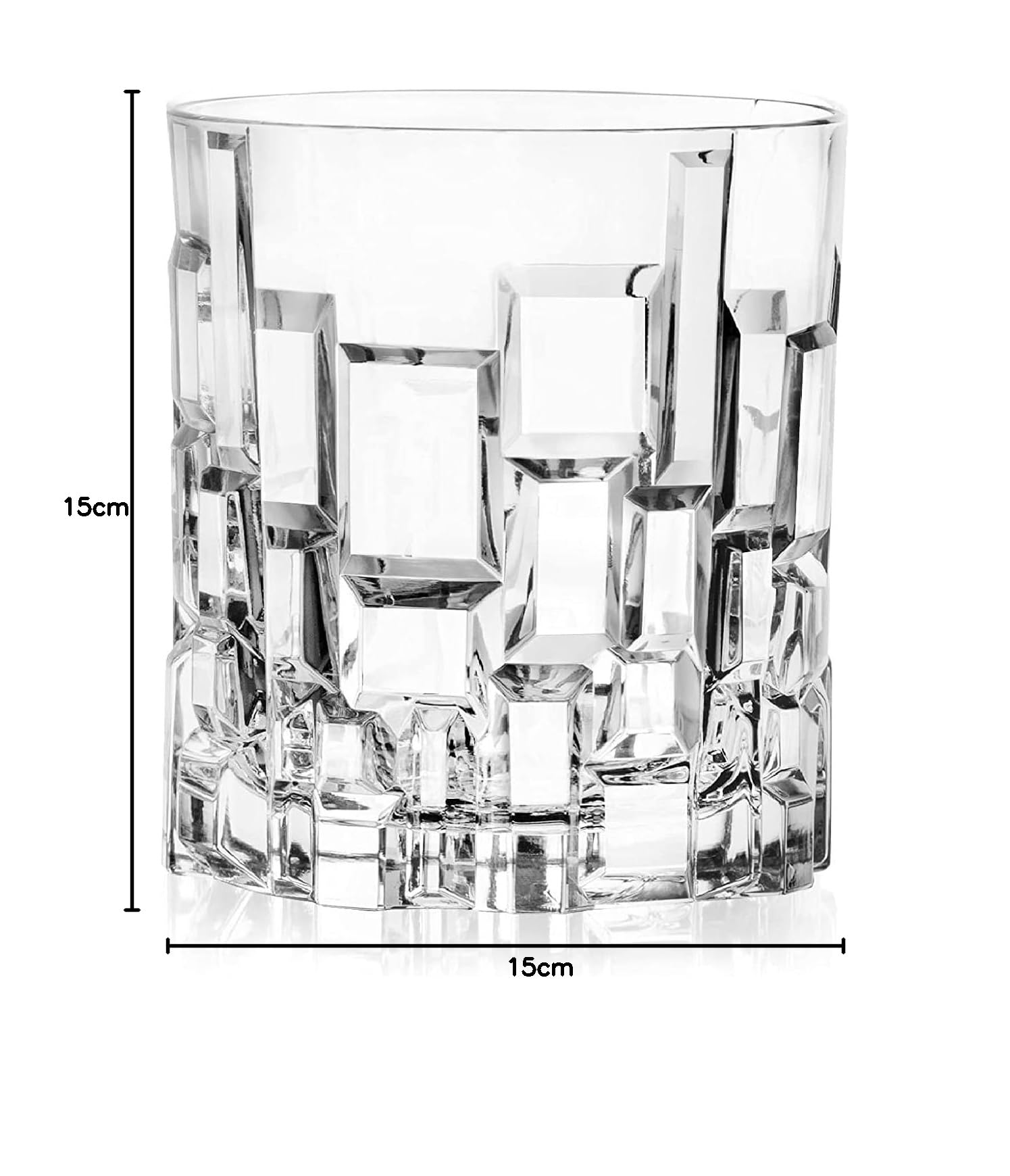 Italian Whiskey Glasses - Set of 6 -8 Italian Whiskey Glasses - Set of 6 -8