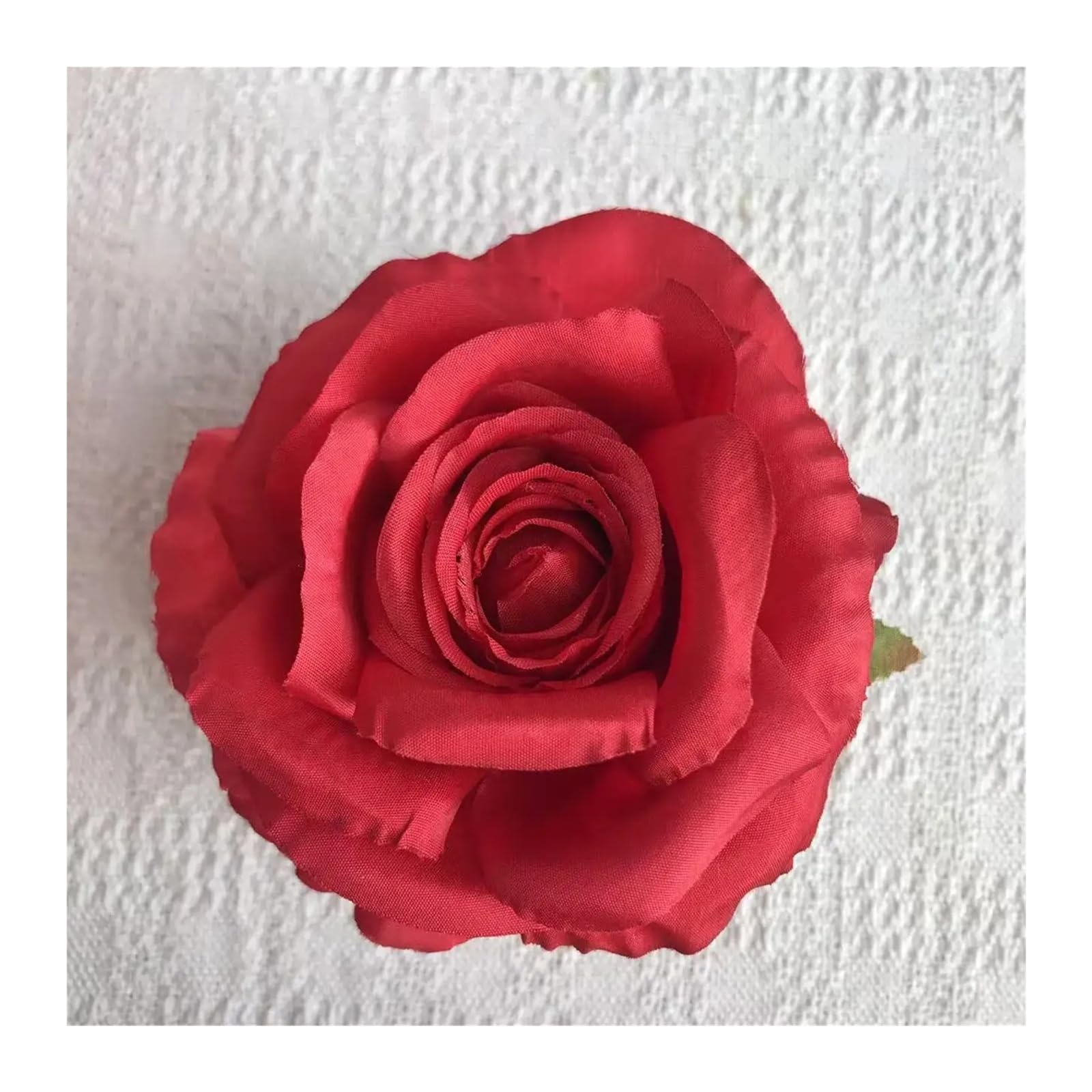 CVEVSFG Simulation Rose Flower Head 11cm DIY Handmade Handicrafts Garland Decoration Hairpin Drama Headdress Fake(6 color)