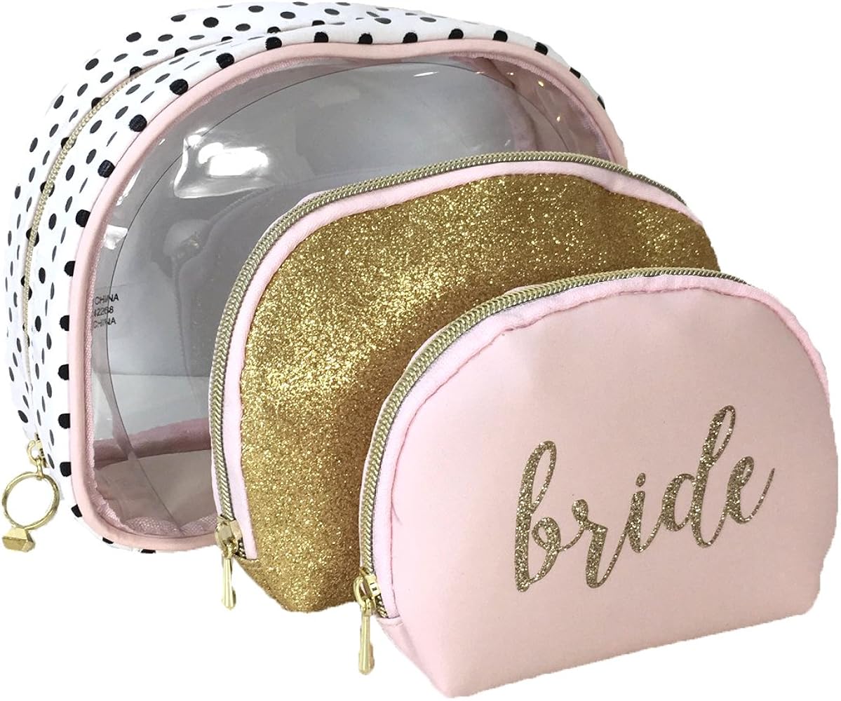 3 piece cosmetic bag set Clearance