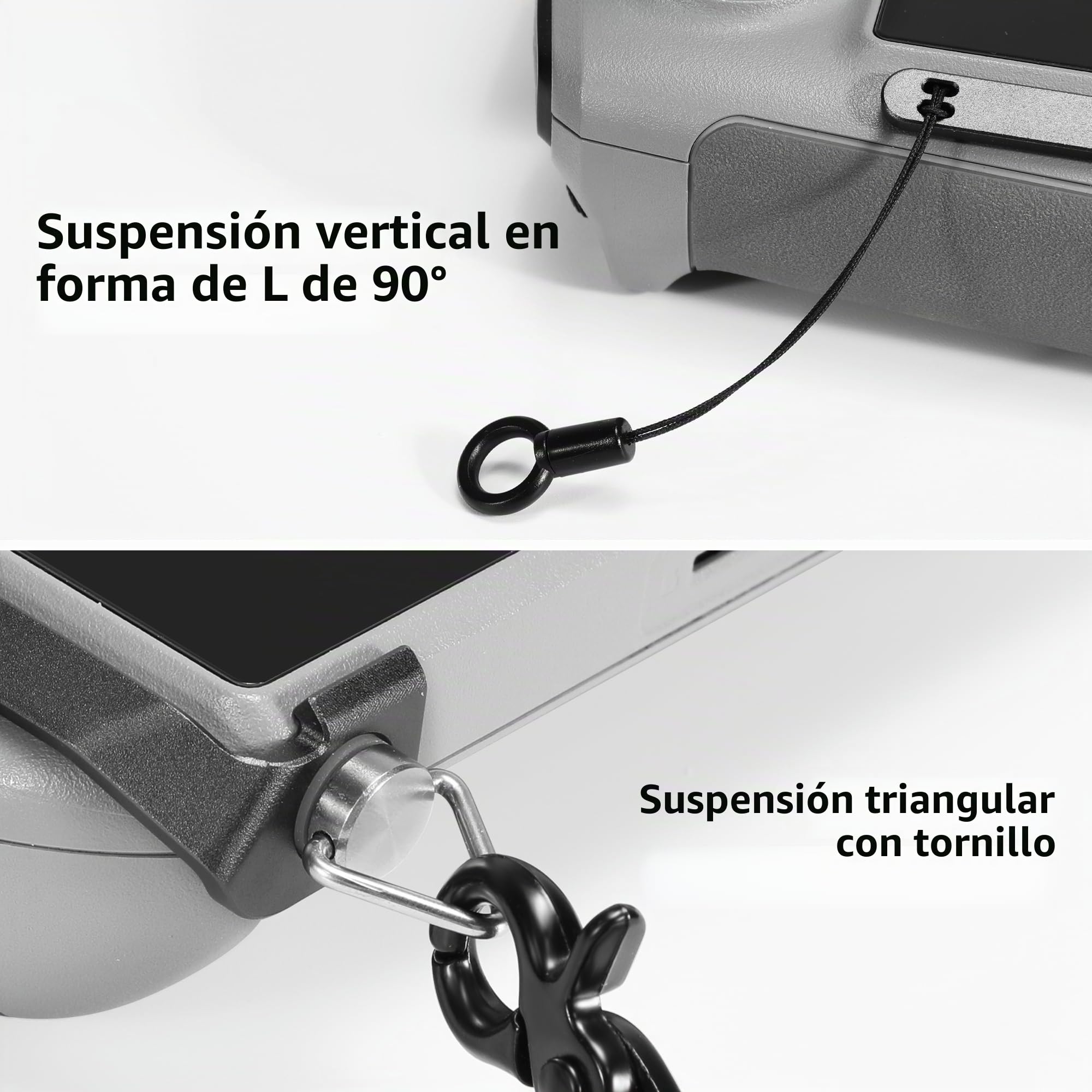 FPVtosky Cordón de equilibrio para controlador DJI RC/RC 2, Mini 5 Pro Lanyard Neck Strap, cordón de cuero suave compatible con DJI Lito X1/Mini 4 Pro/Mavic 3/Air 3/Avata 360