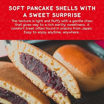 Shirakiku Dorayaki Red Bean Japanese Snacks Mini Red Bean Pancakes from Japan Sweet Asian Snacks, Popular Japanese Treat, 10.58 oz (Pack of 1)