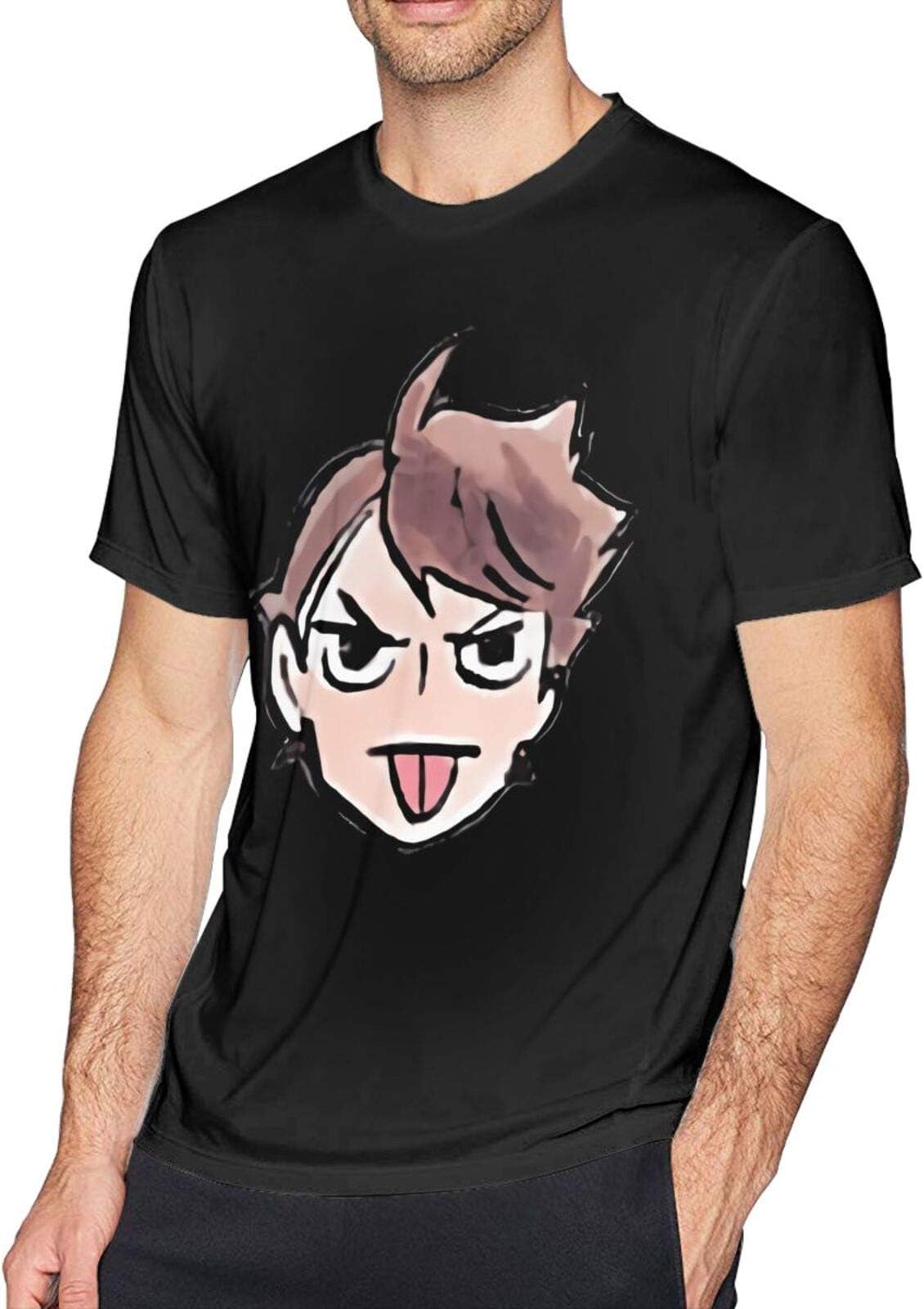 Oikawa Tooru'S Greys Alien Design Pullover Hoodie -ï¼ˆ1ï¼‰ Short Sleeve T Shirts for Men Black