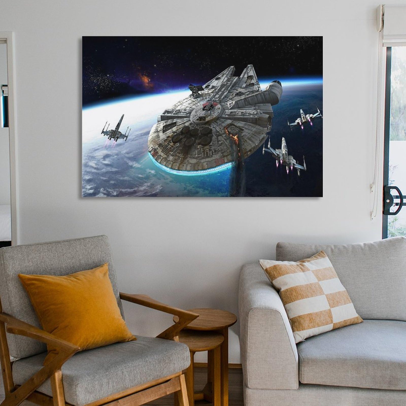 Amazon.co.jp: スターウォーズ宇宙船ポスター ウォールアート
