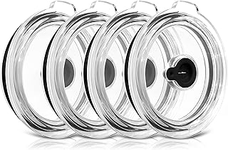 Amgkomp 30oz 40oz Tumbler Replacement Lids 4PACK for YETI,Old Style RTIC,Beast Coffee Tumbler and More,Coffee Mug Stainles...