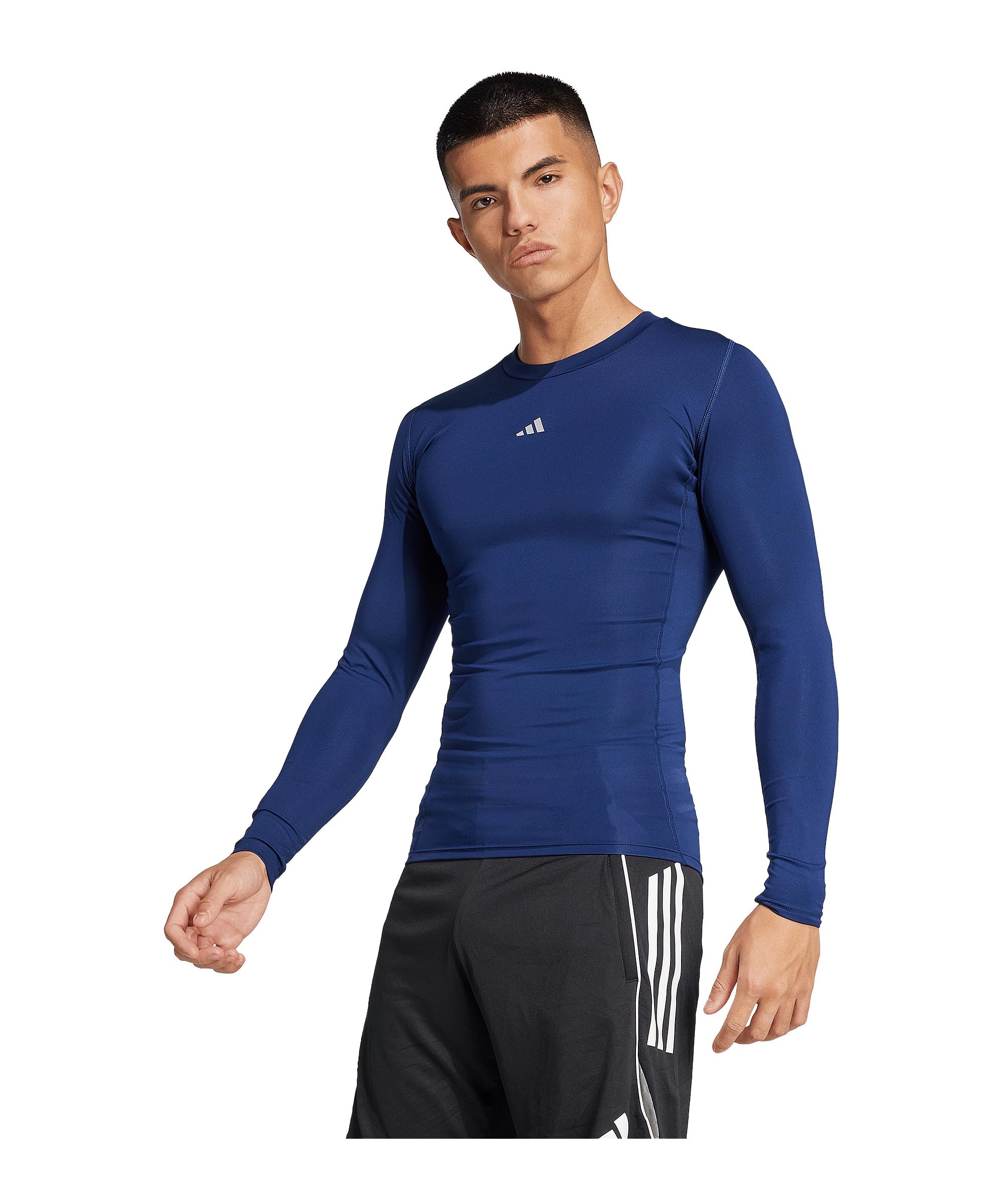 adidas Mezczyzni Techfit Longsleeve Men Shirt, team navy blue 2, 3XL
