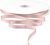 Vista 10 de Cinta de grogrén de musgo de 3/8 pulgadas a granel de 100 yardas, rollo de cinta fina verde oscuro para manualidades, cinta de tela sólida