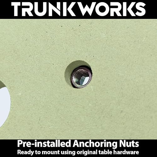 Miniatura 3 de USA Kapex - Tapa perforada MFT de repuesto (tamaño del agujero optimizado para perros OEM) MDF de 3/4 pulgadas, fabricado en Estados Unidos