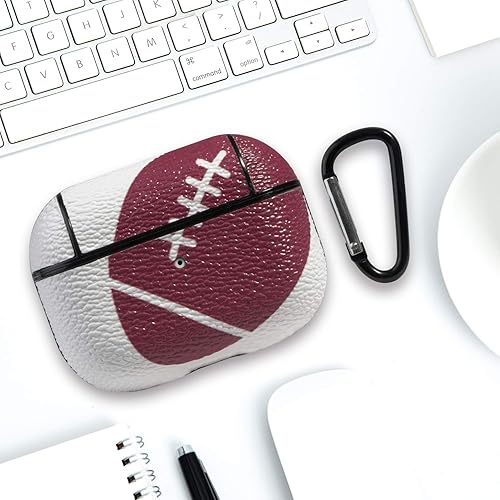 Miniatura 2 de HIDAHE Funda para Airpods Pro, para Airpods Pro, accesorios de piel, patrón deportivo para Airpod Pro, funda de carga de cuero para AirPods Pro,