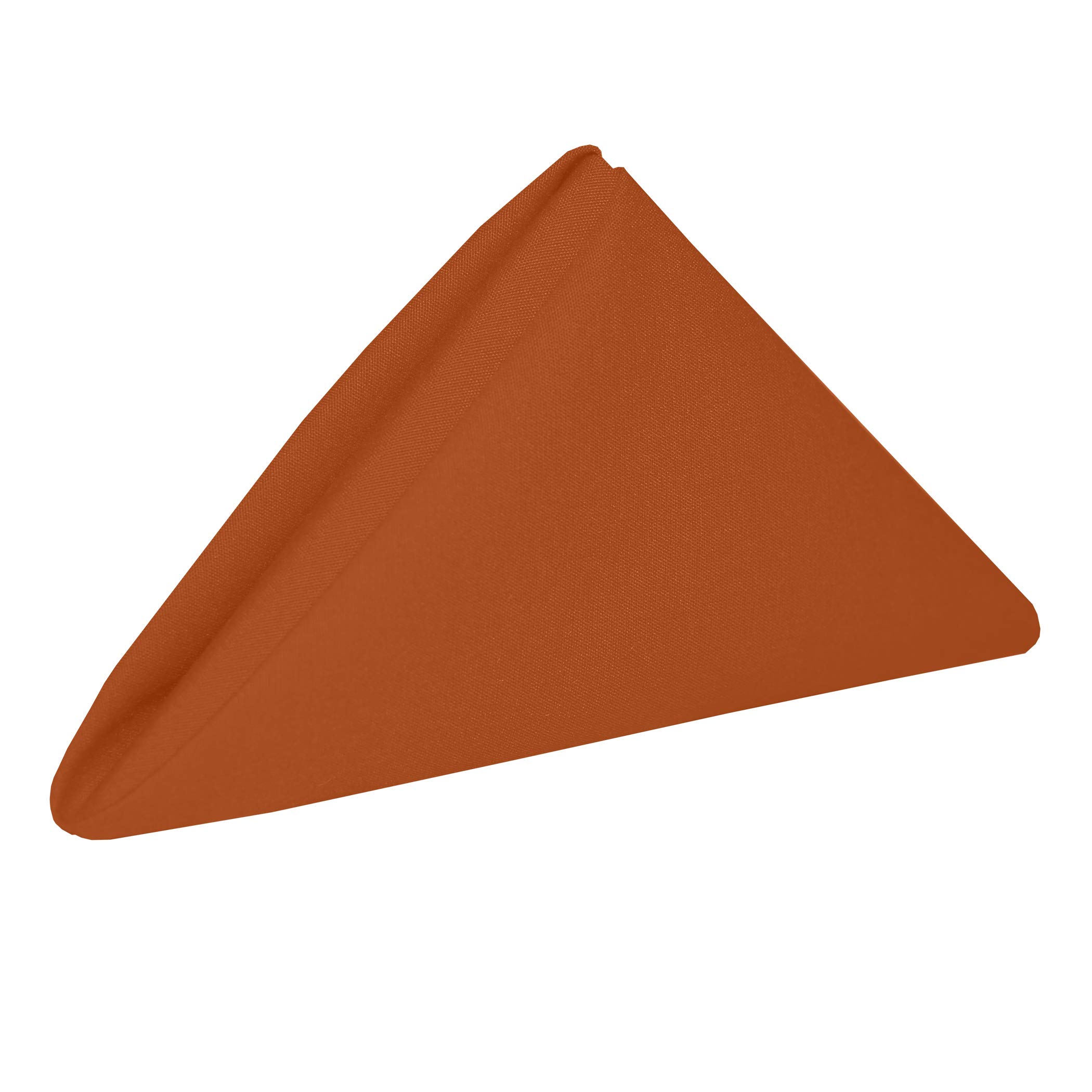 Servilletas de tela naranja con tacto premium de algodón, poliéster de alta calidad