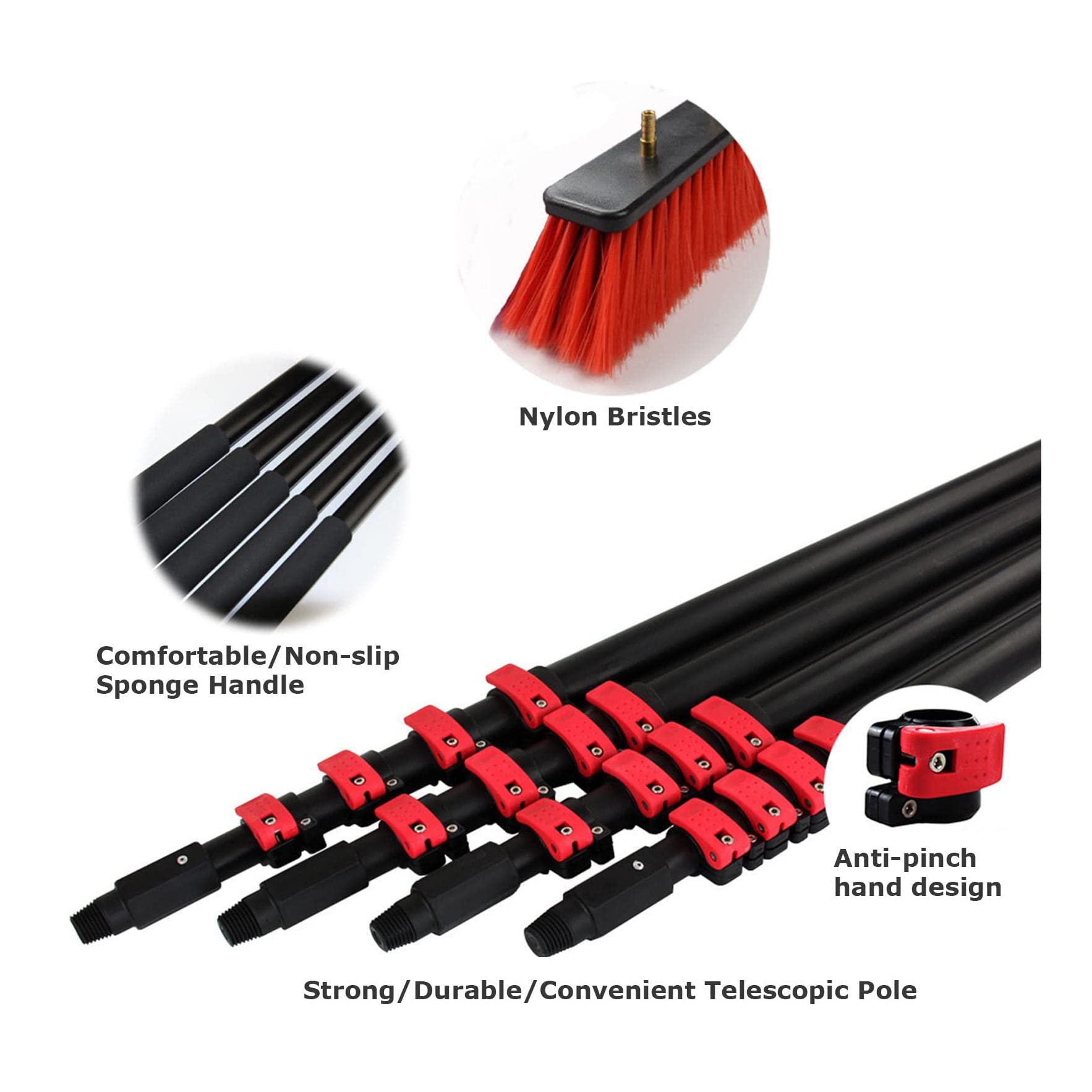 Pali Per La Pulizia Delle Finestre, Kit Palo Alimentato Ad Acqua - Foto 13