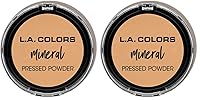 Vista 8 de L.A. COLORS Polvo Mineral Prensado, Tono Clásico CMP377