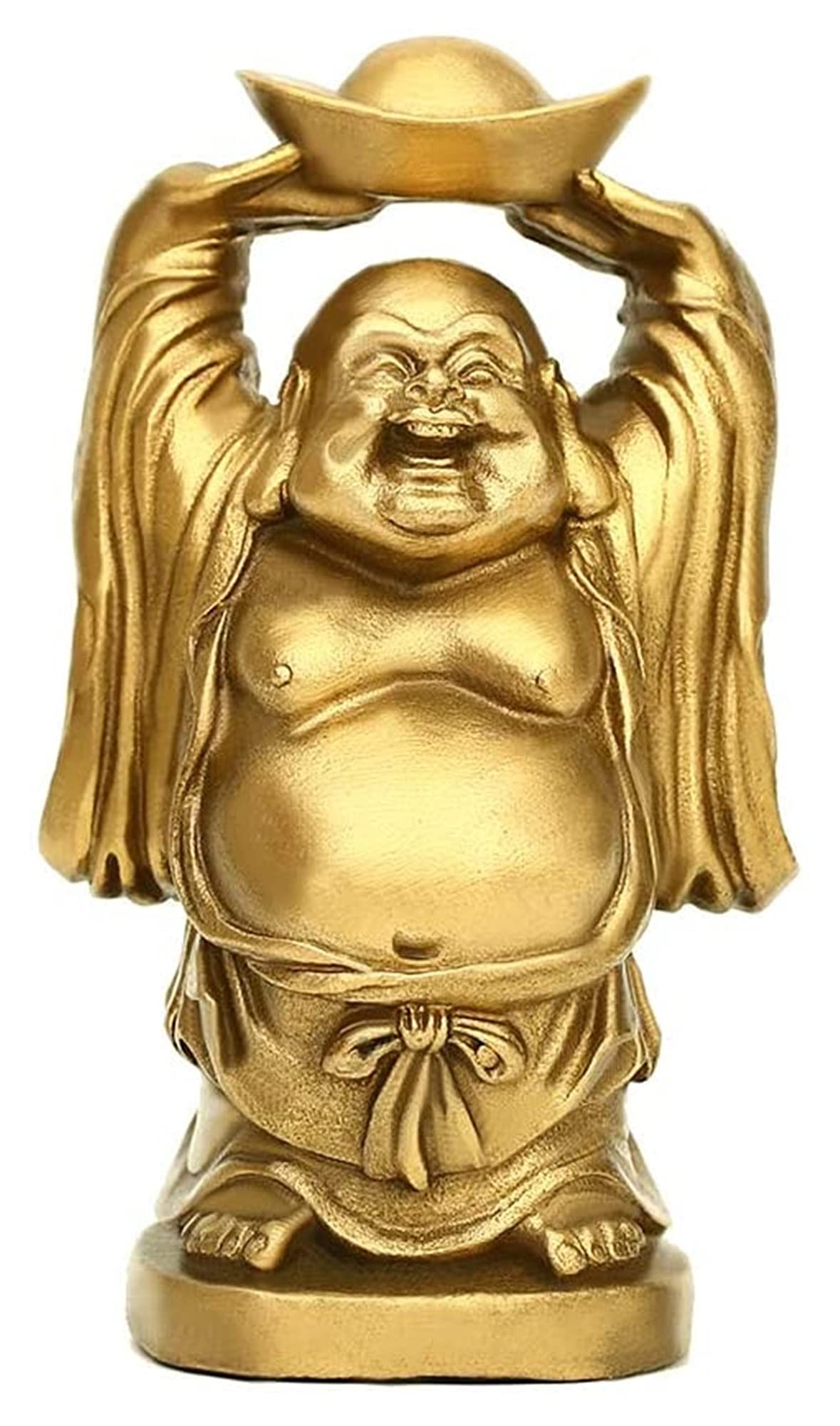Modern Abstract Art Decorating Ornament Statue Sculpture， Home Decoration Sculpture Ornaments Pop Top E Feng Shui Ornament Laughing Buddha Holding Ingot Money Bag For Home Office Decorative Figurine A