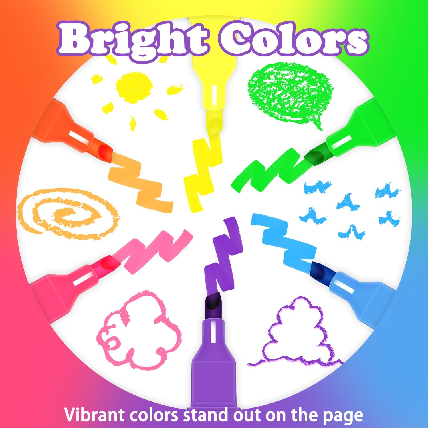 Piochoo Highlighters Assorted Color Fluorescent,30Pcs Highlighters Bulk image 2