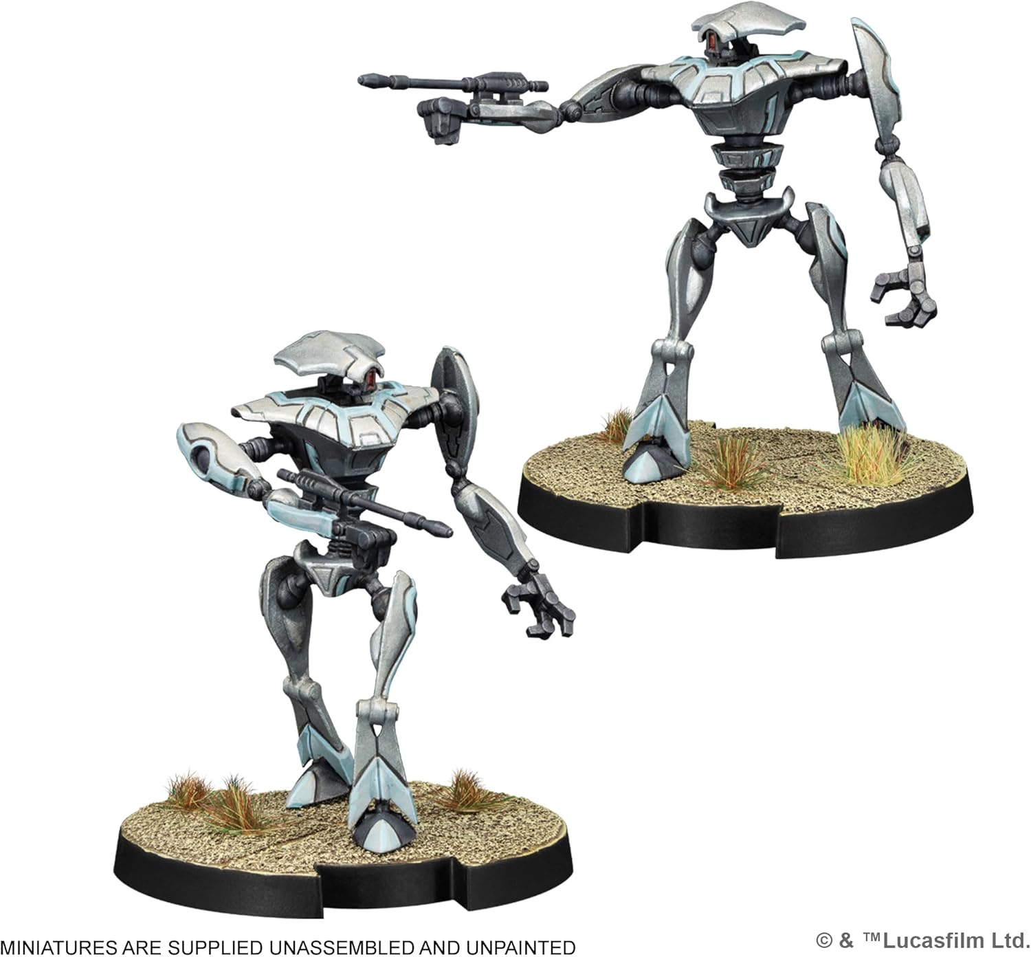 Star Wars: Legion Aqua Droid Unit Expansion - Tabletop Miniatures Game, Strategy Game for Kids and Adults, Ages 14+, 2 Players, 3 Hour Playtime, Made by Atomic Mass Games