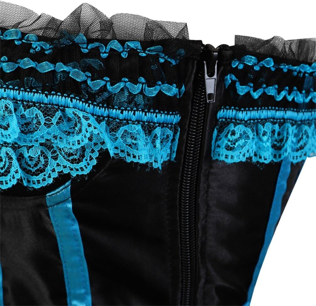 Hengzhifeng Gothic Women's Striped Holiday Party Bustiers Corsets