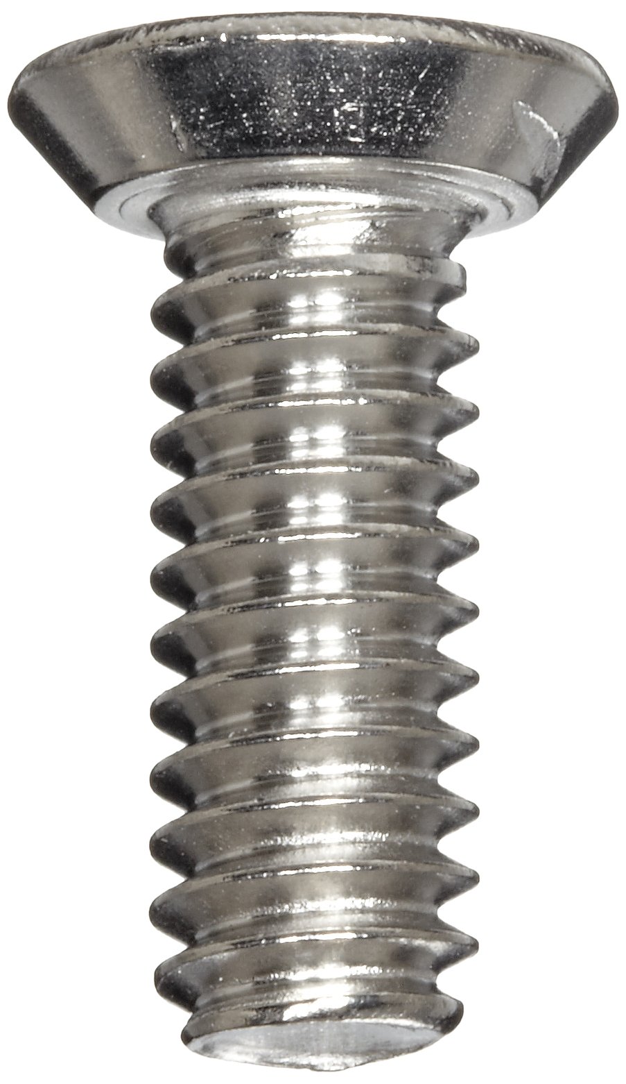 18-8 Stainless Steel Hex Machine Screw Nut – 3-48 Thread, Plain Finish, ASME B18.6.3, 100-Pack, 1/16" Width Across Flats