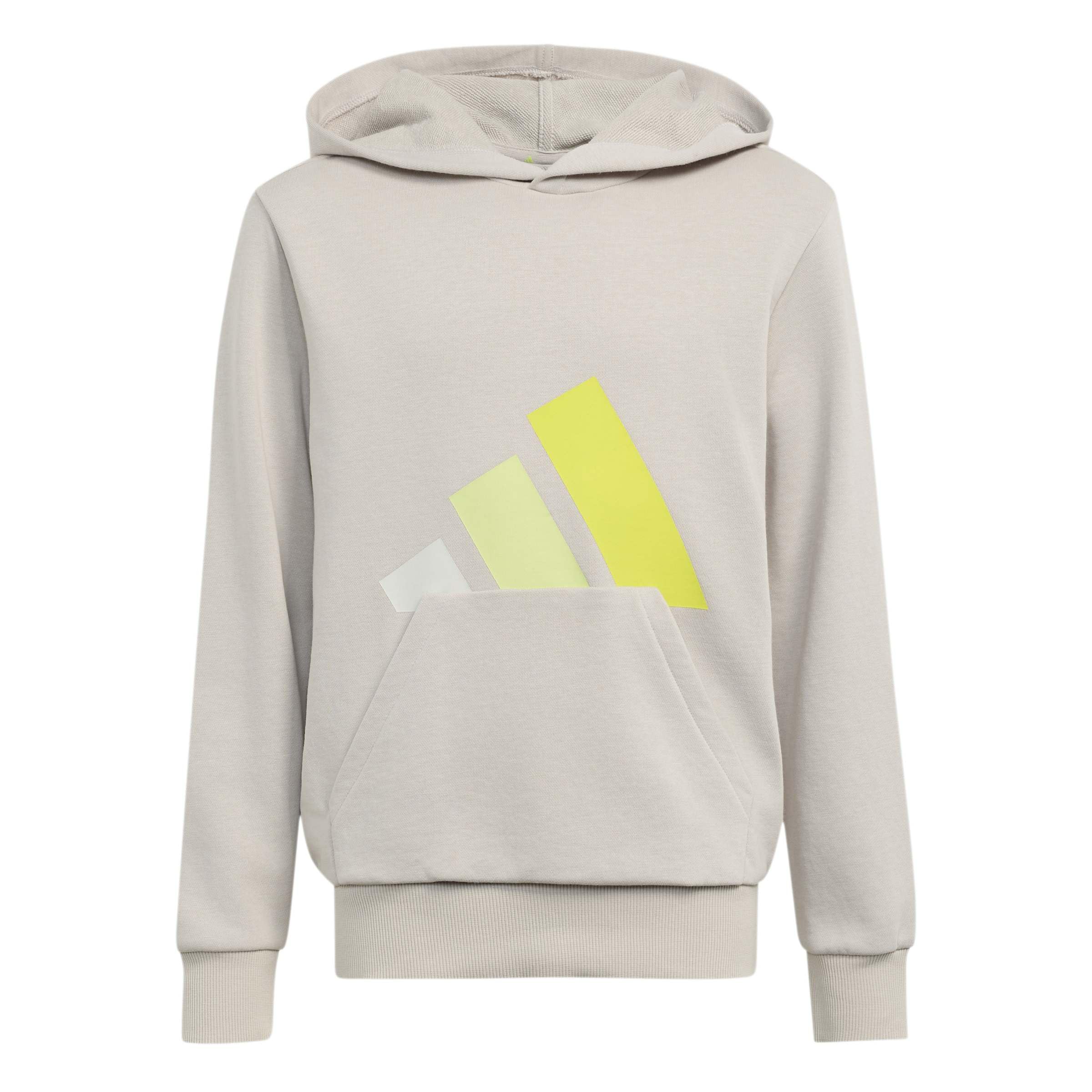 adidas Uniseks - dzieci Essentials Big Logo Hoodie Sweatshirt, wonder alumina/orbit grey/Frozen Lemon/Solar Lemon, 13-14 Years