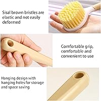 Vista 7 de Pot Cleaning Brush, Scrub Brush for Dishes, Sink Cleaning Scrubber with Handle, Dishwashing and Cleaning Scrubber, Household Multifunctional