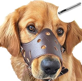 BARKLESS Dog Muzzle Leather Soft in Pakistan