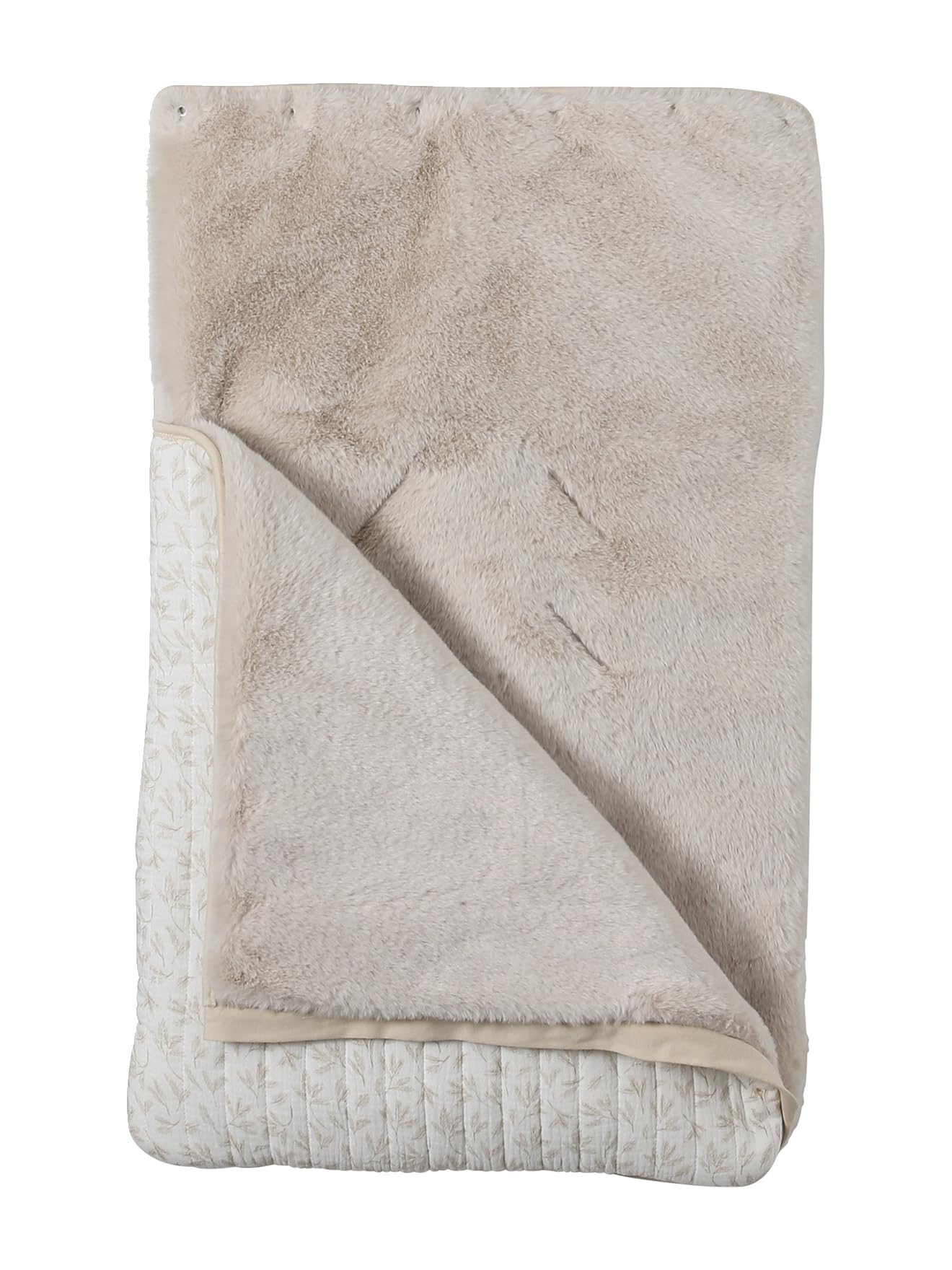 VERTBAUDET Nid d'ange en Gaze de Coton et Imitation Fourrure Hygge TU